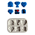 Molde de Silicone para apliques de Confeitaria - Dia dos Pais - Imagem 3