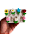 Molde de Silicone para apliques de Artesanato - Flores com Talo - Imagem 2