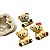 Molde de Silicone para Confeitaria - Ursinho e Ursinha Tricô (NOVA VERSÃO) - Imagem 1