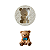 Molde de Silicone para apliques de Confeitaria - Urso Tricô - Imagem 2
