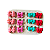 Molde de Silicone para Apliques de Confeitaria - Laços 1,5cm (Mini Apliques) - Imagem 1