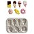 Molde de Silicone para apliques de Artesanato - Doces - Imagem 4