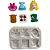 Molde de Silicone para Artesanato - País das Maravilhas - 2 cm x 1,5 cm x 7 mm - Não Alimentício - Imagem 3