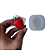 Molde de Silicone para Artesanato - Morango 3,8 cm - Imagem 1