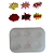 Molde de Silicone para apliques de Confeitaria - Expressões - Imagem 2