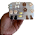 Molde de Silicone para apliques de Artesanato - Canina 1,5 cm (Mini Apliques) - Imagem 2