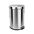 Lixeira Redonda de Inox com Pedal 20L - JSN - Imagem 2