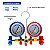 Kit Manifold Manômetro com mangueiras R22 /R134 /R404A - Imagem 2