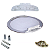 Tampa Vidro + Base Dobradiça Maquina Brastemp Bwg11 Bwg11a - Imagem 2