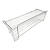 Gaveta Inferior Freezer Geladeira Brastemp Bro80 Bre80 Brv80 - Imagem 1