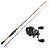 Kit Pesca Carretilha RH 18 Rolamentos Vara Carbono 1,65m 20 libras - Imagem 1
