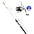 Kit Pesca Arena 4000 Vara 35 Libras Linha Monofilamento - Imagem 1