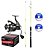 Kit Pesca Molinete 13 rolamentos Vara 20 Libras 1,65 metros 2 linhas - Imagem 1