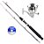 Kit Pesca Arena 2000 Vara 20 Libras Linha Monofilamento - Imagem 1
