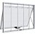 Janela Maxim-ar Grade Quadriculada Aço - Branco - 60A x 80L Linha Kompacta - Imagem 1