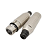 Conector Plug XLR 3 Pinos Femea - Imagem 2