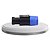 Kit 10 Unidades Conector Speakon Azul Macho - Imagem 1