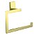 Porta Toalha Rosto Quadrado Metal Gold Madrid – Jiwi - WJ-2050-MD-GD - Imagem 1