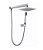 Chuveiro Quadrado Slim Com Desviador Cromado - Jiwi - WJ-KTS-20-Q-CR - Imagem 1