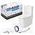 Kit bacia com Caixa, Complementos de Instalação e Assento Termofixo Inspira Round Branco - Roca - C378770001 - Imagem 1