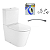 Kit bacia com Caixa, Complementos de Instalação e Assento Termofixo Inspira Round Branco - Roca - C378770001 - Imagem 2