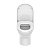 Kit Bacia Convencional, Complementos de Instalação e Assento Termofixo Nexo Branco - Roca - C343727001 - Imagem 6