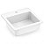 Cuba de Sobrepor Com Mesa 42x42cm Quadrada Branco - Roca - B327105001 - Imagem 1