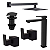 Kit 5 Peças Com Bica Alta WJ-2885-MD-BL Black - Jiwi - Imagem 1
