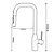 Kit Cozinha Cuba Gourmet e Monocomando New Farm Black - Kitbaco - Imagem 3