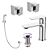 Kit 5 Peças Com Bica Baixa WJ-2875-MK-CR Sem Chuveiro Cromado - Jiwi - Imagem 1