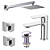 Kit 5 Peças Com Bica Baixa WJ-2875-MK-CR - Jiwi - Imagem 1