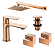 Kit 5 Peças Com Bica Baixa WJ-2875-MK-RG Rose Gold - Jiwi - Imagem 1