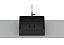 Cuba Matte Black De Apoio 400x400 Sem Mesa T5 Terra - Roca - A32787Y080 - Imagem 5