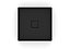 Cuba Matte Black De Apoio 400x400 Sem Mesa T5 Terra - Roca - A32787Y080 - Imagem 3