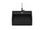 Cuba Matte Black De Semi Encaixe 400x400 Com Mesa T10 Terra - Roca - A32722P080 - Imagem 4