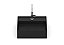 Cuba Matte Black De Apoio 400x400 Com Mesa T9 Terra - Roca - A32787T080 - Imagem 4