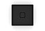 Cuba Matte Black De Apoio 350x350 Sem Mesa T4 Terra - Roca - A32787V080 - Imagem 3