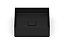 Cuba Matte Black De Apoio 350x350 Sem Mesa T4 Terra - Roca - A32787V080 - Imagem 2