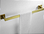 Porta Toalha De Banho 60cm Gold Matte - Kitbaco - PTBGDF60 - Imagem 1