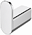 Gancho Simpels Nebraska Cromado - Jiwi - WJ-2060-NE-CR - Imagem 1