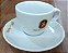 Jogo Xícara 100ml com pires ambos em porcelana com logo Kento Café - Imagem 1