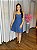 VESTIDO CURTO JEANS ALCINHA - Imagem 1