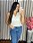 BLUSA REGATA CREPE SEDA DECOTE V - Imagem 1