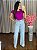 CALÇA JEANS WIDE LEG FENDA - Imagem 1
