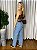CALÇA JEANS WIDE LEG MARMORIZADA - Imagem 2