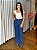 CALÇA JEANS WIDE LEG ESCURA - Imagem 1