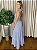 VESTIDO LONGO DECOTE LAÇO LISTRADO - Imagem 8