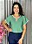 BLUSA COM MANGA BICOLOR - Imagem 1