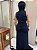 VESTIDO PRETO LONGO DECOTE V LANÇA PERFUME - Imagem 4