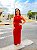 VESTIDO VERMELHO SEM MANGAS CANELADO LANÇA PERFUME - Imagem 1